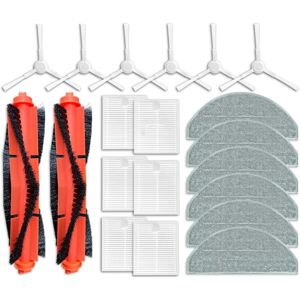 TLILY For Robot Vacuum E10, E12, B112 Replacement Parts Side Brush Hepa Filter Mop Rag Spare Accessories TLILY For Robot Vacuum E10, E12, B112 Replacement Parts Side Brush Hepa Filter Mop Rag Spare Accessories