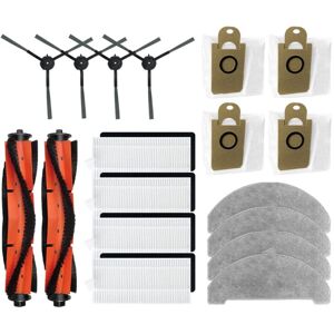 Tlily - For RV1 Pro Main Sided Brush hepa Filter Mop Pad Dust Bags, b Tlily - For RV1 Pro Main Sided Brush hepa Filter Mop Pad Dust Bags, b