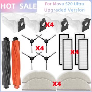 TLILY For S20 Ultra Vacuum Parts Main Roller Side Brush Hepa Filter Mop Cloth Dust Bag Accessories TLILY For S20 Ultra Vacuum Parts Main Roller Side Brush Hepa Filter Mop Cloth Dust Bag Accessories