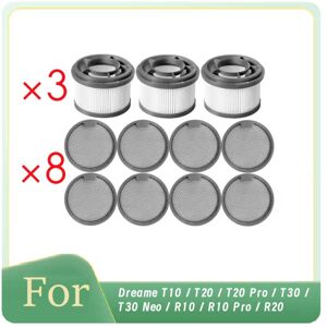 TLILY For T10 Vacuum Front Filter and Rear Cotton Kit TLILY For T10 Vacuum Front Filter and Rear Cotton Kit