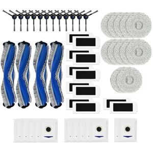 Tlily - For T30 Pro / Omni M12 Pro+ Main Roller Side Brush hepa Filter Mop Pads Dust Bags Spare Tlily - For T30 Pro / Omni M12 Pro+ Main Roller Side Brush hepa Filter Mop Pads Dust Bags Spare