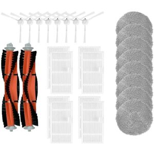 Tlily - For Uwant U200 / Kyvol S60 / Lydsto W2 Robot Vacuum Cleaner Spare Parts Dust Bag Main SIde Brush Hepa Filter Mop Cloth Tlily - For Uwant U200 / Kyvol S60 / Lydsto W2 Robot Vacuum Cleaner Spare Parts Dust Bag Main SIde Brush Hepa Filter Mop Cloth