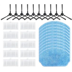 Tlily - For VCR04W Side Brush Hepa Filter Mop Cloths Rag Robot Part, b Tlily - For VCR04W Side Brush Hepa Filter Mop Cloths Rag Robot Part, b
