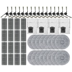 Tlily - For X40 Pro Ultra Main Side Brush Hepa Filter Mop Cloth Dust Bag Accessories Replacement Spare Parts Tlily - For X40 Pro Ultra Main Side Brush Hepa Filter Mop Cloth Dust Bag Accessories Replacement Spare Parts