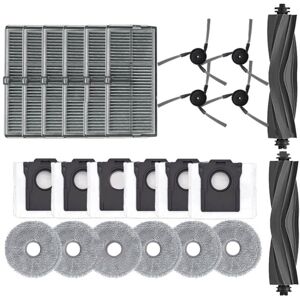 Tlily - For X40 Ultra/ X40Pro Roller Brush Side Filter Mop Pads Rags Dust Bag Robot Vacuum Spare Parts Tlily - For X40 Ultra/ X40Pro Roller Brush Side Filter Mop Pads Rags Dust Bag Robot Vacuum Spare Parts