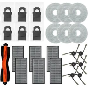 Tlily - For X40 Ultra/X40 Pro Robot Vacuum Cleaner Replacement Main Side Brush Mop Rags Filter Dust Bag Accessories Tlily - For X40 Ultra/X40 Pro Robot Vacuum Cleaner Replacement Main Side Brush Mop Rags Filter Dust Bag Accessories