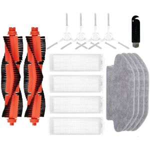 Tlily - For Xiaomi Mijia Robot Mop 3C B106CN Replacement Spare Parts Main Brush Side Brush Hepa Filter Mop Cloths Rag Tlily - For Xiaomi Mijia Robot Mop 3C B106CN Replacement Spare Parts Main Brush Side Brush Hepa Filter Mop Cloths Rag