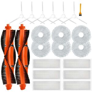 Tlily - For Xiaomi Mijia Self-Cleaning Robot 2 C101 Robot Vacuum Cleaner Main Side Brush Hepa Filter Mop Cloths Rag Accessories Tlily - For Xiaomi Mijia Self-Cleaning Robot 2 C101 Robot Vacuum Cleaner Main Side Brush Hepa Filter Mop Cloths Rag Accessories