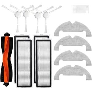 Tlily - For Xiaomi Robot Vacuum X10 Robot Vacuum Cleaner Parts Replacement Main Side Brush Hepa Filter Mop Cloth Tlily - For Xiaomi Robot Vacuum X10 Robot Vacuum Cleaner Parts Replacement Main Side Brush Hepa Filter Mop Cloth