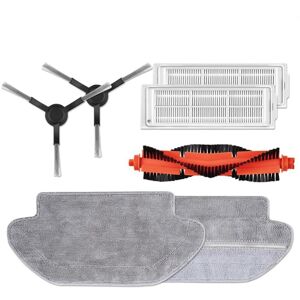 Tlily - Hepa Filter Main Side Brush Mop Cloth for Xiaomi Mijia STYJ02YM Mi Mop Pro Conga 3490 Viomi V2 pro V3 se V-RVCLM21B Tlily - Hepa Filter Main Side Brush Mop Cloth for Xiaomi Mijia STYJ02YM Mi Mop Pro Conga 3490 Viomi V2 pro V3 se V-RVCLM21B