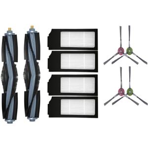 Tlily - Hepa Filter Side Brush Main Brush Mop Cloths for Ecovacs Deebot X1 turbo omni Robot Vacuum Cleaner Spare Parts Tlily - Hepa Filter Side Brush Main Brush Mop Cloths for Ecovacs Deebot X1 turbo omni Robot Vacuum Cleaner Spare Parts