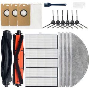 Tlily - Main Brush hepa Filter Side Brush replacement accessories kits for XiaoMi Mijia Lydsto R1 Robot Vacuum Cleaner Tlily - Main Brush hepa Filter Side Brush replacement accessories kits for XiaoMi Mijia Lydsto R1 Robot Vacuum Cleaner