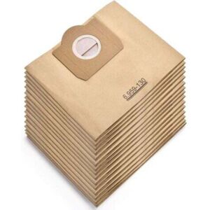 TOOLIVE Pack of 15 vacuum cleaner bags for Karcher 6.959-130.0 WD3 WD3P MV3 replacement paper filter bags for wet and dry vacuum cleaners, bags for Karcher TOOLIVE Pack of 15 vacuum cleaner bags for Karcher 6.959-130.0 WD3 WD3P MV3 replacement paper filter bags for wet and dry vacuum cleaners, bags for Karcher