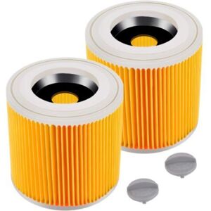 TOOLIVE Pack of 2 cartridge filters for Kärcher WD3 Premium, WD2, WD3, WD3P, MV2, MV3 - WD3 filter - replacement filter for Kärcher vacuum cleaner TOOLIVE Pack of 2 cartridge filters for Kärcher WD3 Premium, WD2, WD3, WD3P, MV2, MV3 - WD3 filter - replacement filter for Kärcher vacuum cleaner