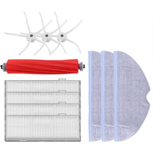 Tlily - Replacement accessory for Xiaomi Roborock S7 main brush wipes filter hepa side brushes vacuum cleaner spare parts-white Tlily - Replacement accessory for Xiaomi Roborock S7 main brush wipes filter hepa side brushes vacuum cleaner spare parts-white