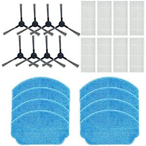 TLILY Replacement Filter Side Brush Mop Pads Set Compatible for BR150/BR151 Robot Vacuum Cleaner Accessories TLILY Replacement Filter Side Brush Mop Pads Set Compatible for BR150/BR151 Robot Vacuum Cleaner Accessories