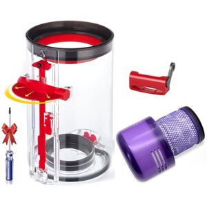 Tlily - Replacement Kit for Dyson V11 V15 SV14 SV15 SV22 Vacuum Cleaner Attachments Dust Bin+HEPA Filter+Switch Button Tlily - Replacement Kit for Dyson V11 V15 SV14 SV15 SV22 Vacuum Cleaner Attachments Dust Bin+HEPA Filter+Switch Button