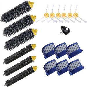 Tlily - Replacement Main Brush Side Brush hepa Filter Compatible for iRobot Roomba 600Series 630 650 Vacuum Cleaner Accessories Tlily - Replacement Main Brush Side Brush hepa Filter Compatible for iRobot Roomba 600Series 630 650 Vacuum Cleaner Accessories