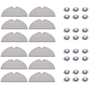Tlily - Replacement Microfiber Mopping Cloths Mops Pads Parts for Roborock S6 S6 Pure S6 MaxV S5 Max S5 S4 E5 E4 E35 E2 Tlily - Replacement Microfiber Mopping Cloths Mops Pads Parts for Roborock S6 S6 Pure S6 MaxV S5 Max S5 S4 E5 E4 E35 E2
