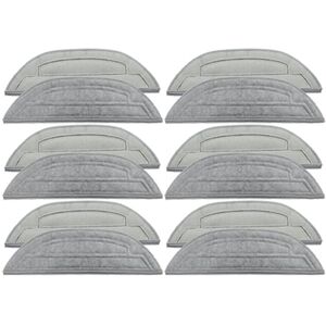 Tlily - Replacement Mop Cloth for S8 MaxV Ultra/G20S/S8pro Maxv Robot Vacuum Cleaner Microfiber Cleaning Accessories - 12 Pieces Tlily - Replacement Mop Cloth for S8 MaxV Ultra/G20S/S8pro Maxv Robot Vacuum Cleaner Microfiber Cleaning Accessories - 12 Pieces