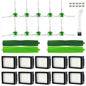 TLILY Replacement Part Main Brush Side Brush HEPA Filter Compatible for iRobot Roomba i7 E5 E6 Vacuum Cleaner Accessories TLILY Replacement Part Main Brush Side Brush HEPA Filter Compatible for iRobot Roomba i7 E5 E6 Vacuum Cleaner Accessories