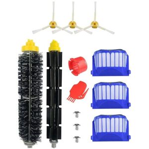 Tlily - Replacement Part Main Brush Side Brush hepa Filter for iRobot Roomba 600Series 630 650 Vacuums Cleaner Accessories Tlily - Replacement Part Main Brush Side Brush hepa Filter for iRobot Roomba 600Series 630 650 Vacuums Cleaner Accessories