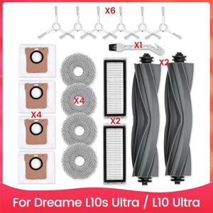 TLILY Replacement Parts Accessories Kit for L10s Ultra / L10 Robot Vacuum Main Side Brush Hepa Filter Mop Cloth TLILY Replacement Parts Accessories Kit for L10s Ultra / L10 Robot Vacuum Main Side Brush Hepa Filter Mop Cloth