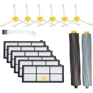 Tlily - Replacement Parts for iRobot Roomba 800 900 Series 805 860 870 871 880 890 891 960 980 981 985 hepa Filters Roller Brush Tlily - Replacement Parts for iRobot Roomba 800 900 Series 805 860 870 871 880 890 891 960 980 981 985 hepa Filters Roller Brush