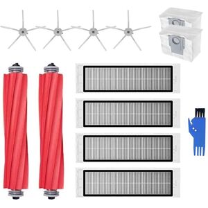 Tlily - Replacement Parts for Roborock Q5 Q5+ Robot Vacuum Cleaner Accessory Kit Main Brush & Filter & Side Brush & Dust Bag Tlily - Replacement Parts for Roborock Q5 Q5+ Robot Vacuum Cleaner Accessory Kit Main Brush & Filter & Side Brush & Dust Bag