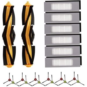 Tlily - Replacement Parts Main Brush Side Brush hepa Filter Compatible for Ecovacs T9 T8 T8Max T8AIVI Vacuum Cleaner Accessories Tlily - Replacement Parts Main Brush Side Brush hepa Filter Compatible for Ecovacs T9 T8 T8Max T8AIVI Vacuum Cleaner Accessories