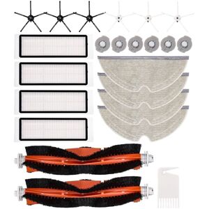 Tlily - Replacement Parts Main Brush Side Brush Hepa Filters Compatible for Roborock S5 S5Max S6 Vacuum Cleaner Accessories Tlily - Replacement Parts Main Brush Side Brush Hepa Filters Compatible for Roborock S5 S5Max S6 Vacuum Cleaner Accessories