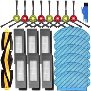 TLILY Replacement Parts Roller Brush Side Brushes Hepa Filters for Ecovacs Deebot OZMO 920 950 Vacuum Cleaner Accessories TLILY Replacement Parts Roller Brush Side Brushes Hepa Filters for Ecovacs Deebot OZMO 920 950 Vacuum Cleaner Accessories