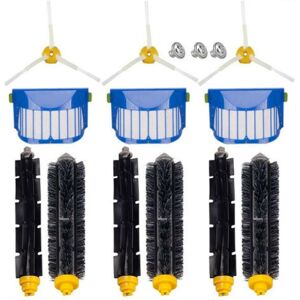 Gotrays - Sweeper accessories suitable for iRobot roomba 600 series filter screen side brush glue brush accessories 12 pieces set Gotrays - Sweeper accessories suitable for iRobot roomba 600 series filter screen side brush glue brush accessories 12 pieces set