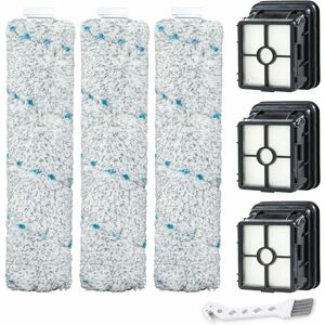 Ikodm - The 2554A Replacement Brush and Filter Kit is compatible with Bissell CrossWave Cordless Max 2554A, 2590, 2593, and 2596 All-in-One Vacuums Ikodm - The 2554A Replacement Brush and Filter Kit is compatible with Bissell CrossWave Cordless Max 2554A, 2590, 2593, and 2596 All-in-One Vacuums