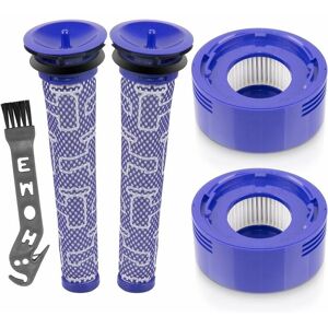 Dewdat - V8 Filter for Dyson V8 V7 V8+ Absolute Animal Vacuum Cleaner 2 Pre-Filters & 2 hepa Filters Replaces Parts DY-96566101, DY-96747801 Dewdat - V8 Filter for Dyson V8 V7 V8+ Absolute Animal Vacuum Cleaner 2 Pre-Filters & 2 hepa Filters Replaces Parts DY-96566101, DY-96747801
