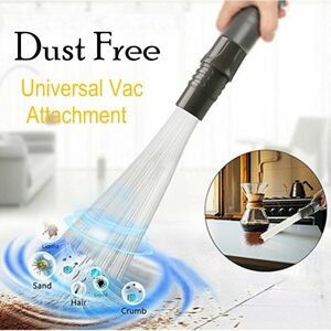 Hoopzi - Vacuum Cleaner Accessory Universal Vacuum Nozzle, Dust Brush with 30 Flexible Suction Tubes, Compatible with 32/35mm Hose Hoopzi - Vacuum Cleaner Accessory Universal Vacuum Nozzle, Dust Brush with 30 Flexible Suction Tubes, Compatible with 32/35mm Hose