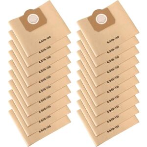 WOIYIC Vacuum cleaner bags, pack of 20 straight vacuum cleaner bags, paper filter bags, for Karcher 6.959-130.0 WD3/WD3P/MV3/A2204/A2204/A2534/SE 4001/SE WOIYIC Vacuum cleaner bags, pack of 20 straight vacuum cleaner bags, paper filter bags, for Karcher 6.959-130.0 WD3/WD3P/MV3/A2204/A2204/A2534/SE 4001/SE