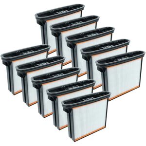 vhbw 10x Flat-Fold Filter F8 compatible with Eibenstock DSS 50 A, DSS 50 M Industrial Vacuum Cleaner Wet/Dry - Pleated Filter Element vhbw 10x Flat-Fold Filter F8 compatible with Eibenstock DSS 50 A, DSS 50 M Industrial Vacuum Cleaner Wet/Dry - Pleated Filter Element