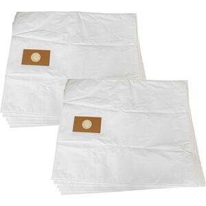 10x Vacuum Cleaner Bag compatible with CleanTrack Vac-Line 70, 80, 90, 70 Big Mouth Vacuum Cleaner, 77 cm x 63 cm, White - Vhbw 10x Vacuum Cleaner Bag compatible with CleanTrack Vac-Line 70, 80, 90, 70 Big Mouth Vacuum Cleaner, 77 cm x 63 cm, White - Vhbw