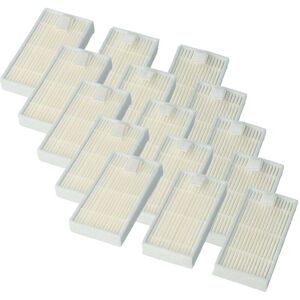 vhbw 15x Filter compatible with Ariete Briciola 2712, 2711 Vacuum Cleaner - HEPA filter White vhbw 15x Filter compatible with Ariete Briciola 2712, 2711 Vacuum Cleaner - HEPA filter White