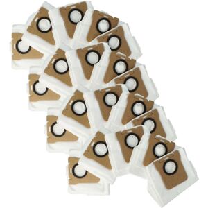 VHBW 20x Dust Bag for Dreame RDB3 Robot Vacuum - White/Brown VHBW 20x Dust Bag for Dreame RDB3 Robot Vacuum - White/Brown