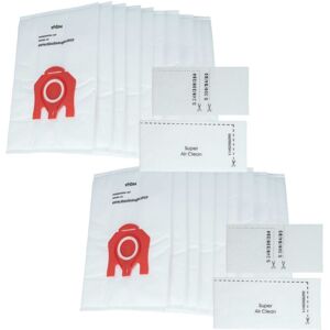 VHBW Miele Vacuum Bags - 20 Microfiber, 27.5cm x 18cm - White VHBW Miele Vacuum Bags - 20 Microfiber, 27.5cm x 18cm - White