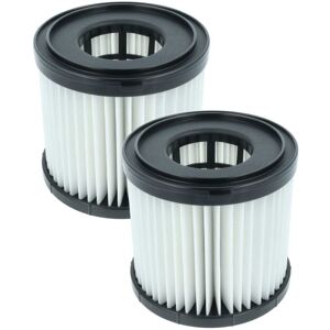 vhbw 2x Cartridge Filter compatible with Ryobi PCL734, P3240, PCL733 Vacuum Cleaner - Black White vhbw 2x Cartridge Filter compatible with Ryobi PCL734, P3240, PCL733 Vacuum Cleaner - Black White