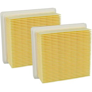 vhbw - the clever way - 2x pleated filters for Starmix AV P-615, AV P-15 - yellow/white - vacuum filter vhbw - the clever way - 2x pleated filters for Starmix AV P-615, AV P-15 - yellow/white - vacuum filter