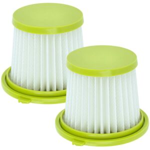 vhbw 2x Filter compatible with Handheld BH57400V Vacuum Cleaner - HEPA filter Green White vhbw 2x Filter compatible with Handheld BH57400V Vacuum Cleaner - HEPA filter Green White