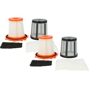 vhbw 2x Filter compatible with Volta U7304, U7305, U7303 Vacuum Cleaner - HEPA filter, motor filter, micro-filter Orange Black White vhbw 2x Filter compatible with Volta U7304, U7305, U7303 Vacuum Cleaner - HEPA filter, motor filter, micro-filter Orange Black White