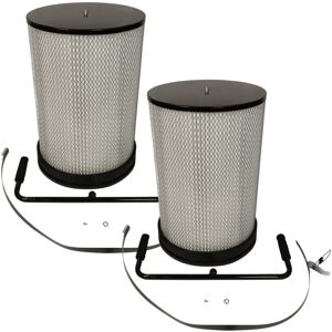 VHBW 2x Fine Dust Filter - Compatible with BAMATO AB-1500CF - Dust Filter Cartridge with Cleaning Brush VHBW 2x Fine Dust Filter - Compatible with BAMATO AB-1500CF - Dust Filter Cartridge with Cleaning Brush