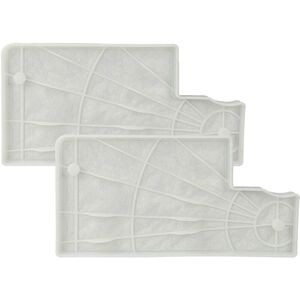 vhbw 2x Motor protection filter - white - Motor protection filter vhbw 2x Motor protection filter - white - Motor protection filter