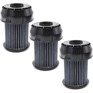 Vhbw - 3x Cartridge Filter compatible with Bosch bgs 61832 NL/02 bosch roxx x, 61832 NL/03 bosch roxx x Vacuum Cleaner - Black Vhbw - 3x Cartridge Filter compatible with Bosch bgs 61832 NL/02 bosch roxx x, 61832 NL/03 bosch roxx x Vacuum Cleaner - Black