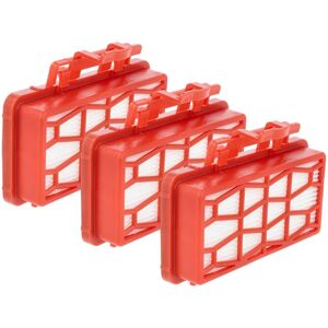 vhbw 3x Filter compatible with Dirt Devil Infinity Rebel 52, 54, DD5501, DD5254, 50, DD5254-01, DD5500 Vacuum Cleaner - HEPA filter Red White vhbw 3x Filter compatible with Dirt Devil Infinity Rebel 52, 54, DD5501, DD5254, 50, DD5254-01, DD5500 Vacuum Cleaner - HEPA filter Red White